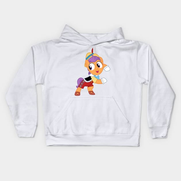 Tender Taps as Pinocchio Kids Hoodie by CloudyGlow